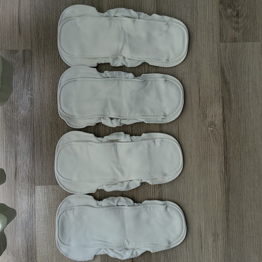 Grovia Hybrid Cloth Diaper 100% Cotton Soaker Inserts
